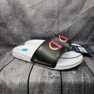 New Champion Slides Sz.6  Ladys cool colors, very comfortable easy to wash off